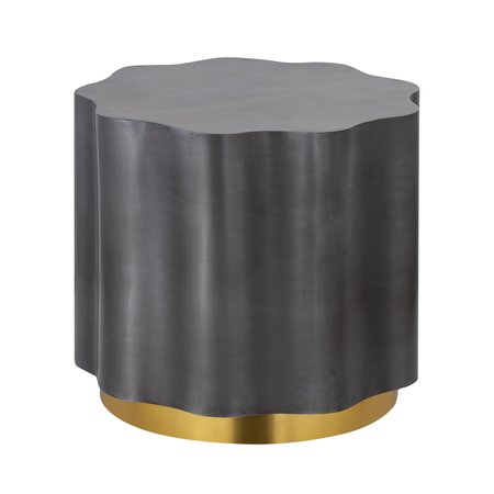 ELK SIGNATURE Accent Table, 19.75 in W, 19.75 in L, 18 in H, Metal Top H0895-10514